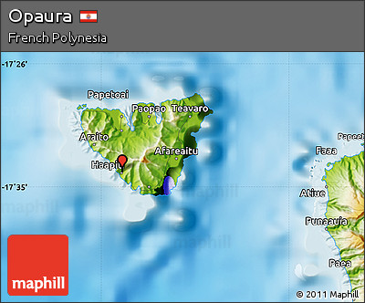 Physical Map of Opaura