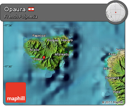 Satellite Map of Opaura