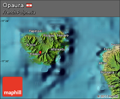Satellite Map of Opaura