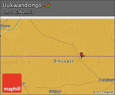 Physical 3D Map of Uukwandongo