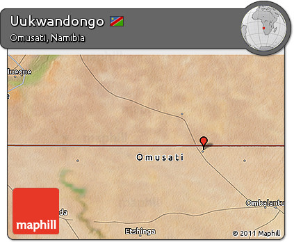 Satellite 3D Map of Uukwandongo