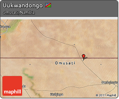 Satellite 3D Map of Uukwandongo
