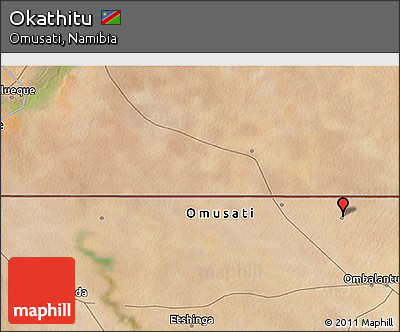 Satellite 3D Map of Okathitu