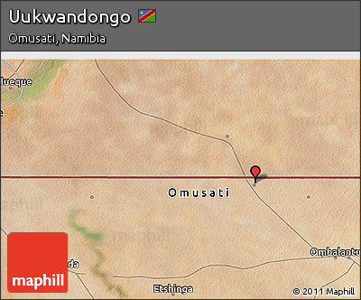 Satellite 3D Map of Uukwandongo