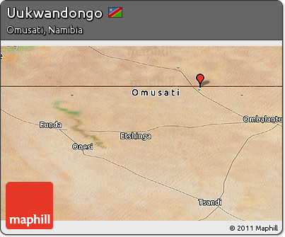 Satellite Panoramic Map of Uukwandongo