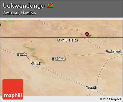 Satellite Panoramic Map of Uukwandongo