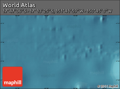 Satellite Map of the Area around 17° 30' 31" S, 151° 13' 29" W