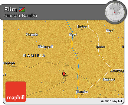 Physical 3D Map of Elim