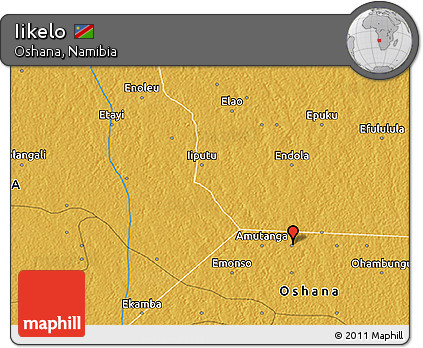 Physical 3D Map of Iikelo