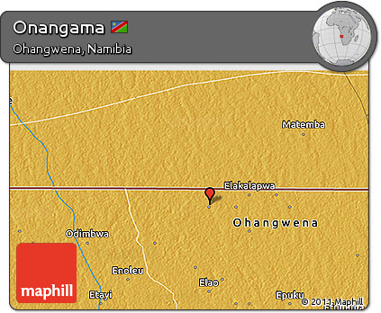 Physical 3D Map of Onangama