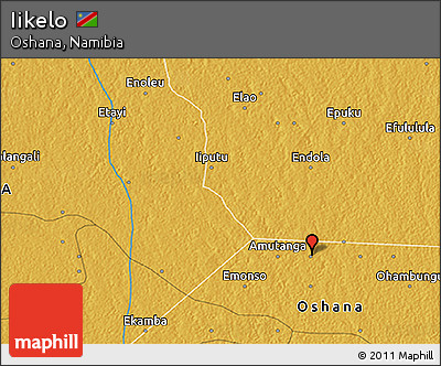 Physical 3D Map of Iikelo