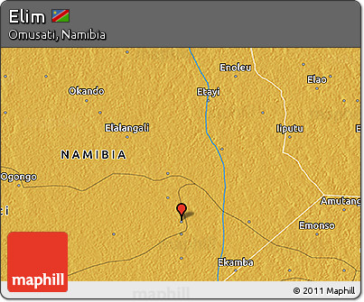 Physical 3D Map of Elim