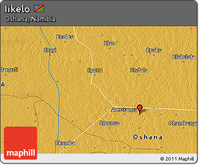 Physical 3D Map of Iikelo
