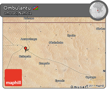 Satellite 3D Map of Ombulantu