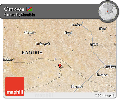 Satellite 3D Map of Omkwa