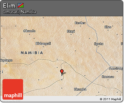 Satellite 3D Map of Elim