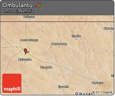 Satellite 3D Map of Ombulantu
