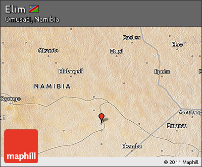 Satellite 3D Map of Elim