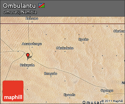 Satellite 3D Map of Ombulantu
