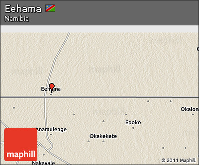 Shaded Relief 3D Map of Eehama