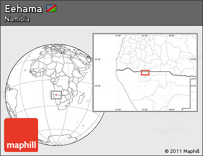 Blank Location Map of Eehama