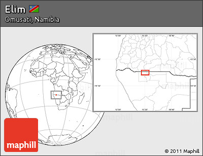 Blank Location Map of Elim