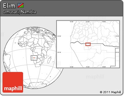 Blank Location Map of Elim