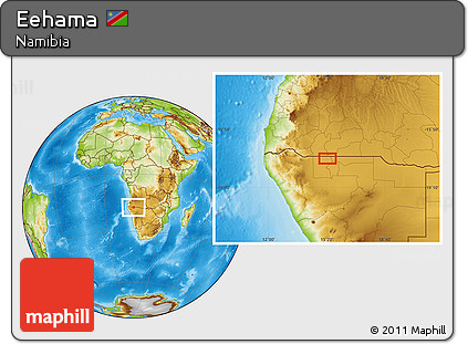 Physical Location Map of Eehama