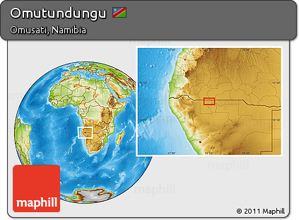 Physical Location Map of Omutundungu