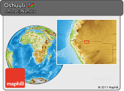 Physical Location Map of Oshuuli