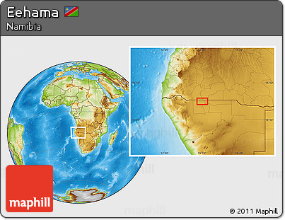 Physical Location Map of Eehama