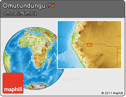 Physical Location Map of Omutundungu