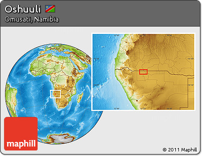 Physical Location Map of Oshuuli