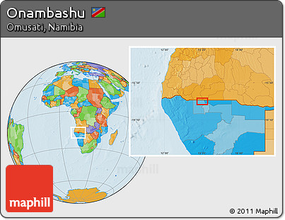 Political Location Map of Onambashu