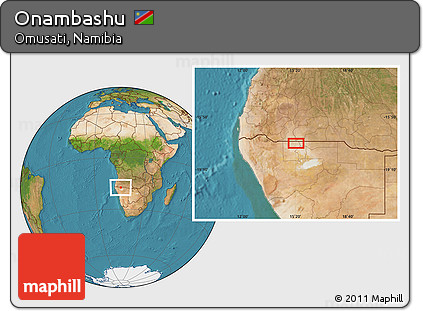 Satellite Location Map of Onambashu