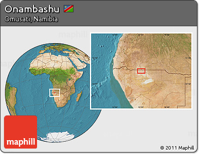 Satellite Location Map of Onambashu