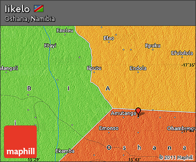 Political Map of Iikelo