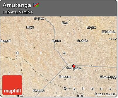 Satellite Map of Amutanga