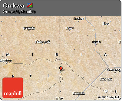 Satellite Map of Omkwa