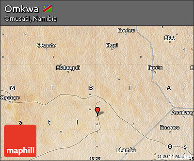 Satellite Map of Omkwa