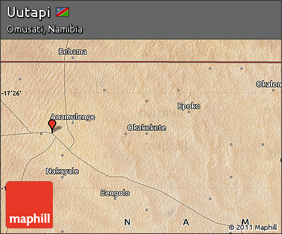 Satellite Map of Uutapi