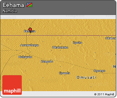Physical Panoramic Map of Eehama