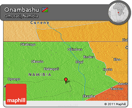 Political Panoramic Map of Onambashu