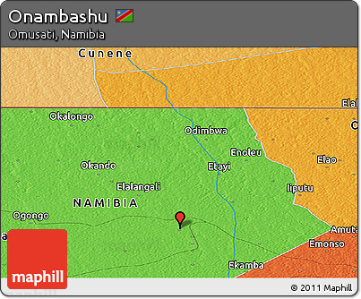 Political Panoramic Map of Onambashu