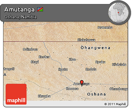 Satellite Panoramic Map of Amutanga