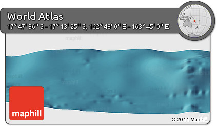 Satellite Panoramic Map of the Area around 17° 30' 31" S, 163° 16' 30" E