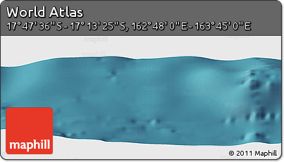 Satellite Panoramic Map of the Area around 17° 30' 31" S, 163° 16' 30" E