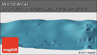 Satellite Panoramic Map of the Area around 17° 30' 31" S, 163° 16' 30" E