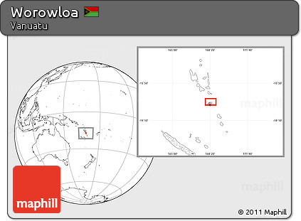 Blank Location Map of Worowloa