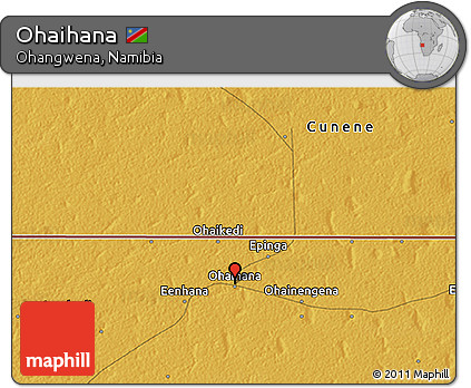 Physical 3D Map of Ohaihana